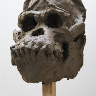 塑像　オラウータン　昼間部生